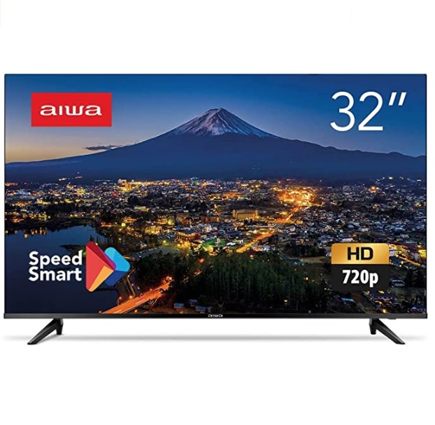 SmartTV Aiwa 32” HD, Borda Ultrafina, HDR10, Dolby Áudio – AWS-TV-32-BL-01 TV 32″ SMART – BORDA INFINITA AWS-TV-32-BL-01 B…