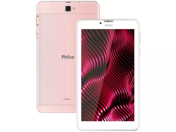 Tablet Philco PTB7SRG 7” Wi-Fi 16GB Android 9 – Quad-Core Câmera Integrada