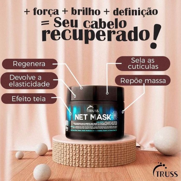 Truss Net – Máscara Capilar 550g