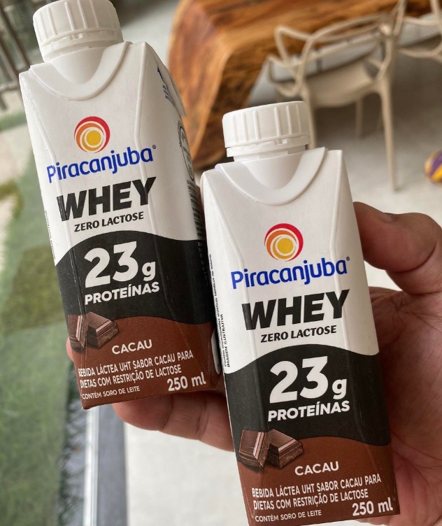 Piracanjuba Whey Zero Lactose, Sabor Cacau, 23g de proteína, 250ml