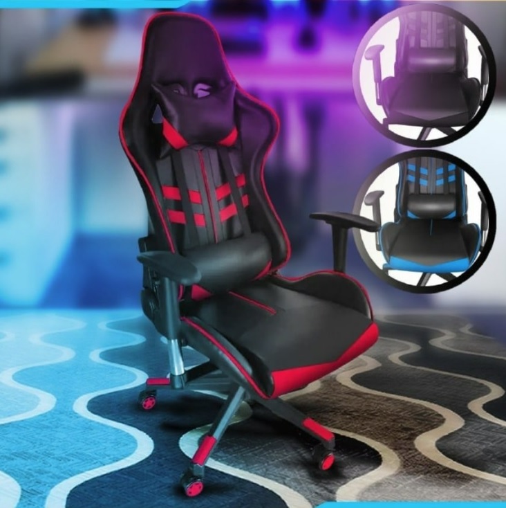Cadeira Gamer Reclinável Preta e Vermelha – GAM-VE1 Otello