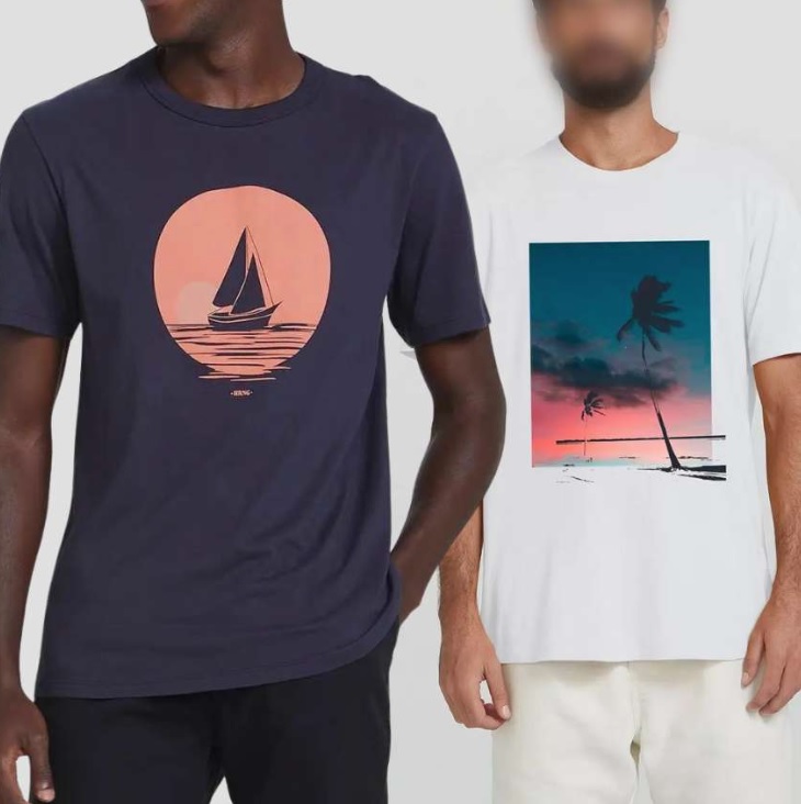 Camiseta Masculina Estampada Regular – Hering