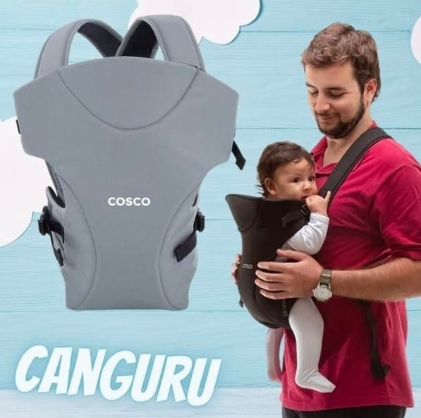 Canguru Loop, Cosco, Cinza Claro