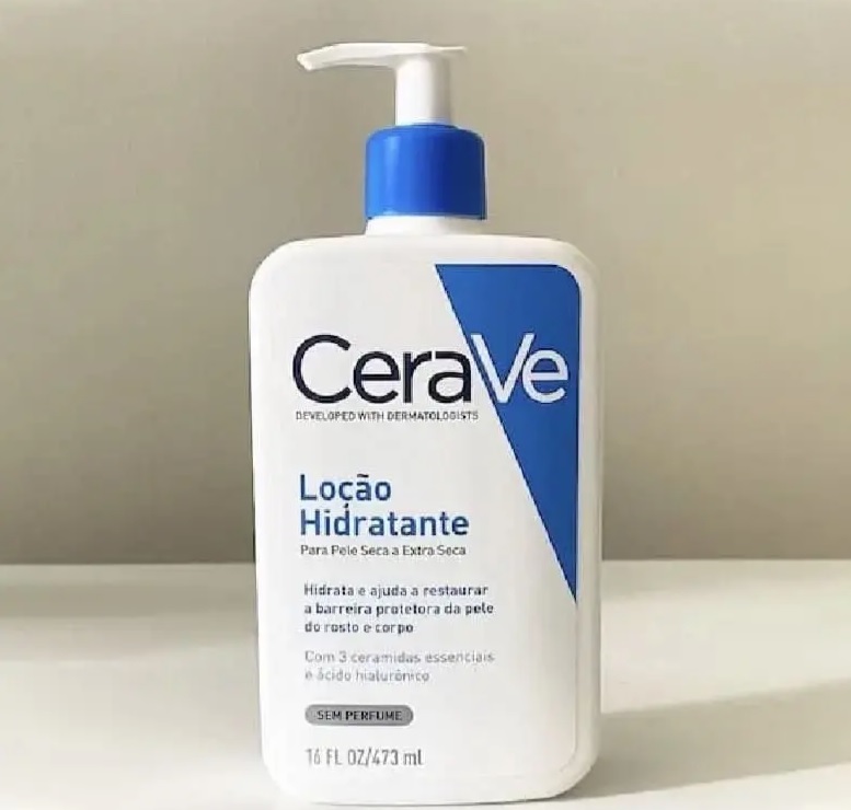 CeraVe, Loção Hidratante Corporal, com textura Fluida e Ácido Hialurônico, 473ml