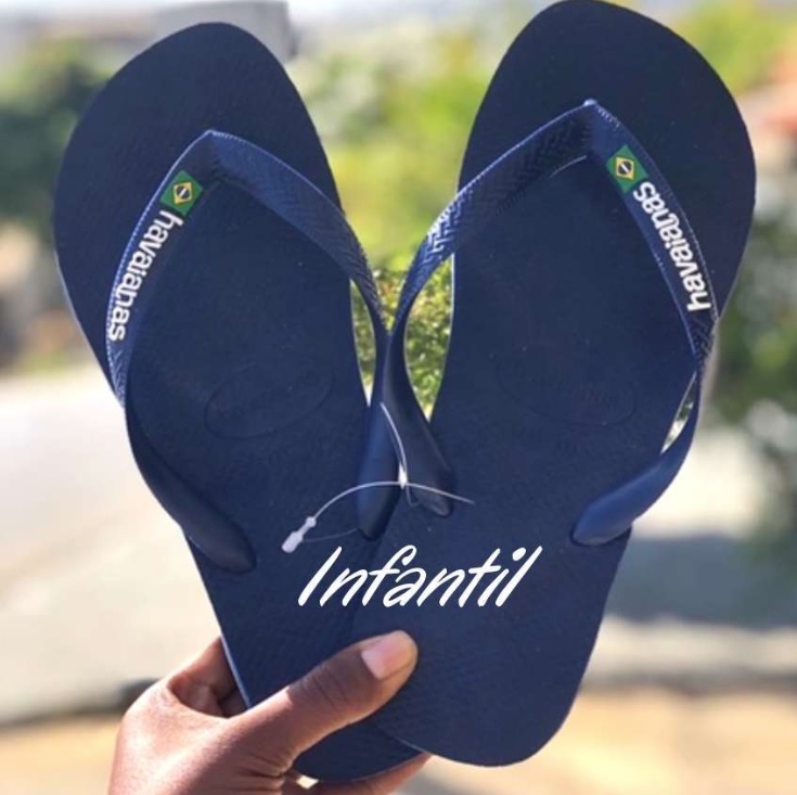 Chinelo Brasil Logo, Havaianas, Criança Unissex