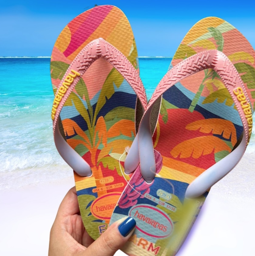 Chinelo SANDALIAS HAVAIANAS F. BRASIL DE COR FC, Havaianas, feminino