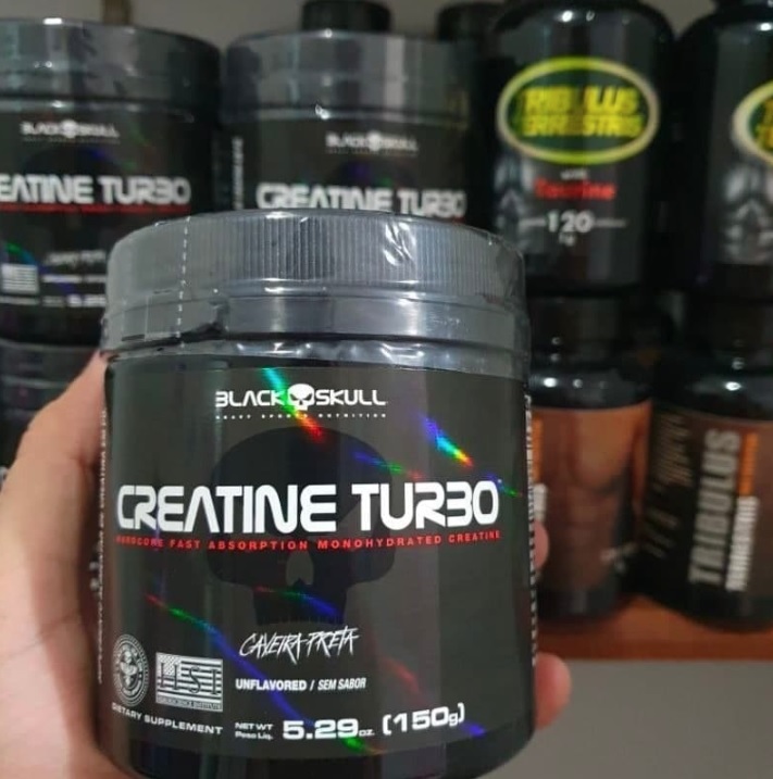 Creatine Turbo (150G), Black Skull