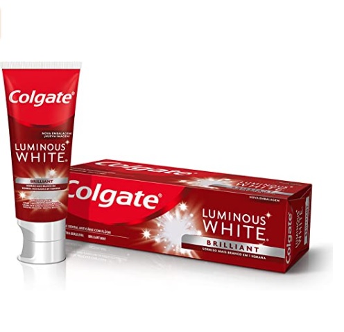Creme Dental Colgate Luminous White Brilliant 70g Edição Limitada