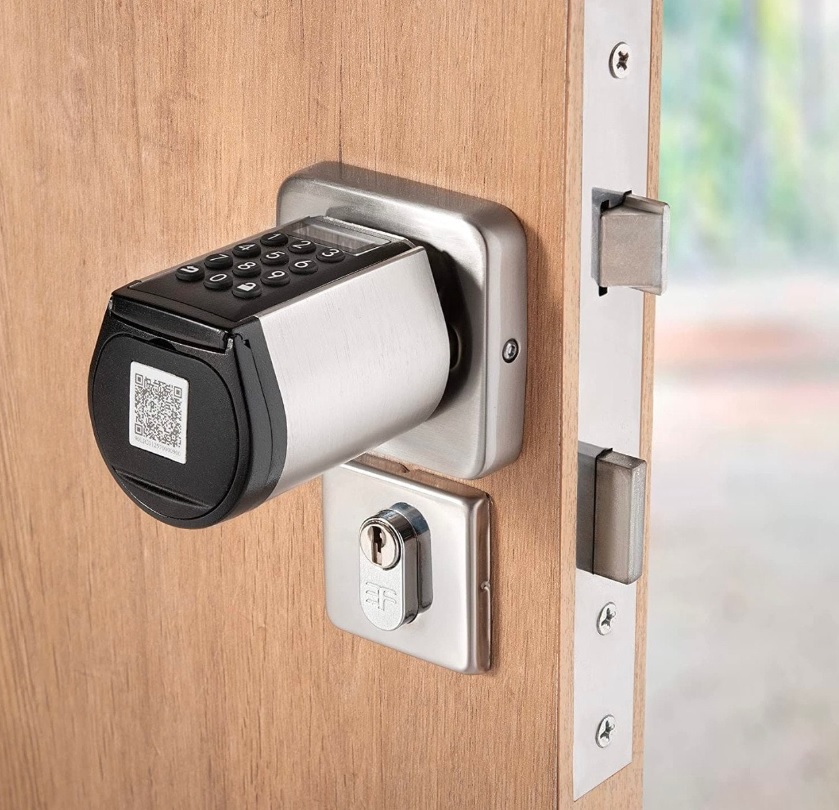 Maçaneta Digital Bluetooth com Senha, Elsys, BM300S, Prata