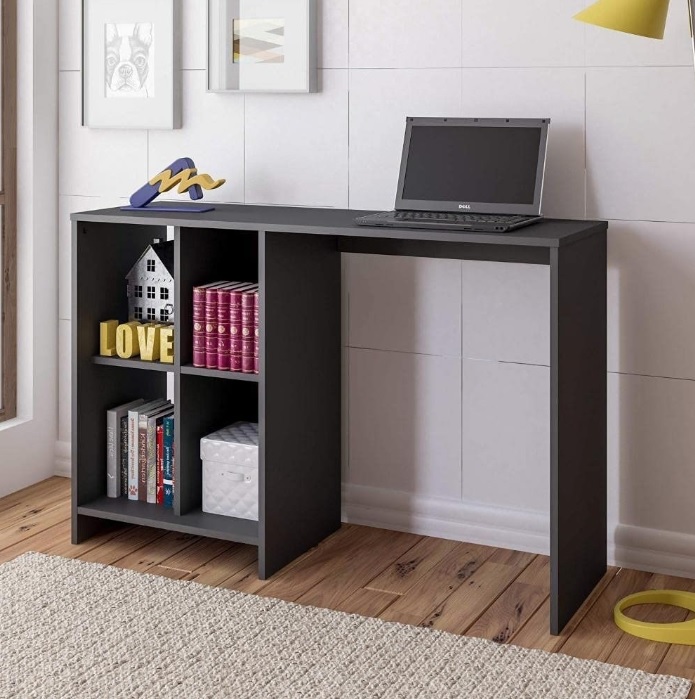 Escrivaninha com 4 nichos MATRIX cor Preto – Artely