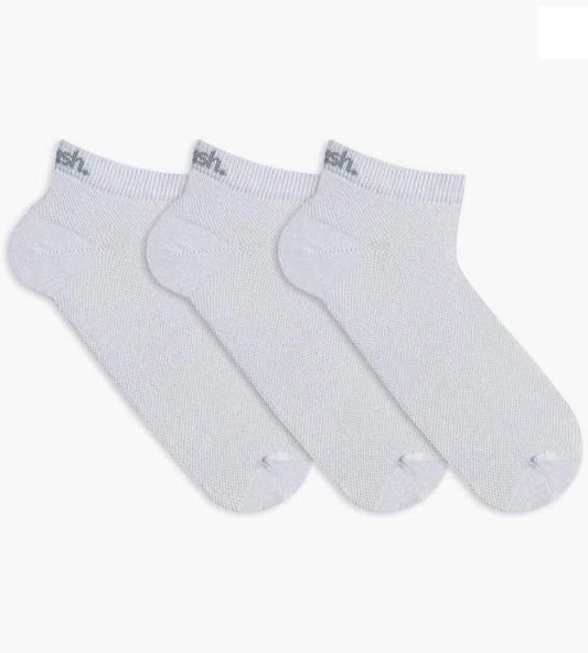Kit 3 Pr Meia Esp Sap Tr.Ponto Masc C/Ly, Mash, Masculino, Branco/Branco/Branco, 34-38