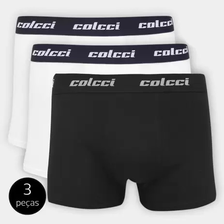 Kit Cueca Boxer Colcci com 3 Peças
