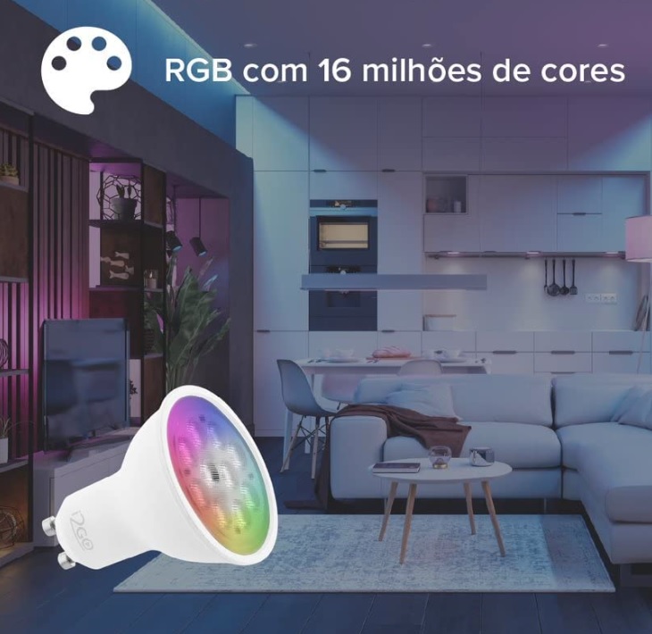 Lâmpada Inteligente Smart Lamp Spot Dicroica Wi-Fi LED I2GO – I2GO Home