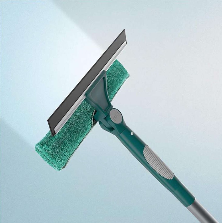 Limpa Vidros Microfibra, Cabo Extensível, Base 360º, Refil Lavável, FLP3727, Flash Limp