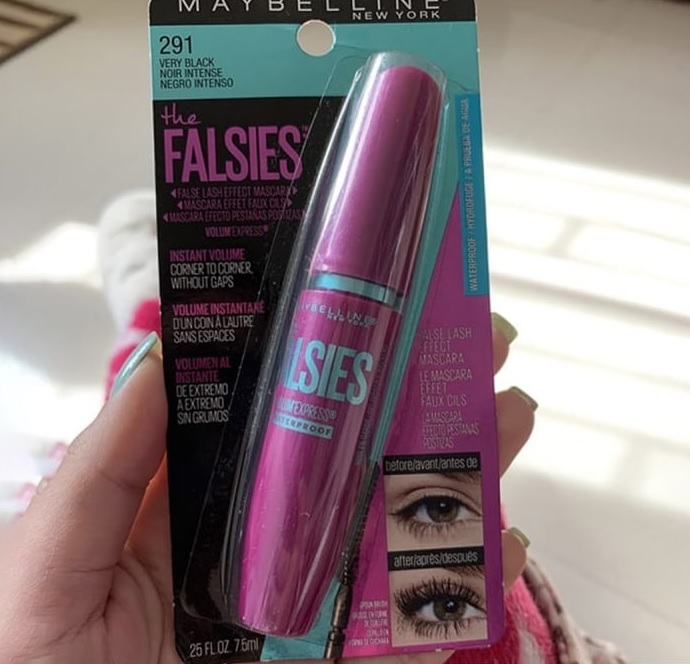 MAYBELLINE Máscara de Cílios The Falsies À Prova d’água Preto, 35g
