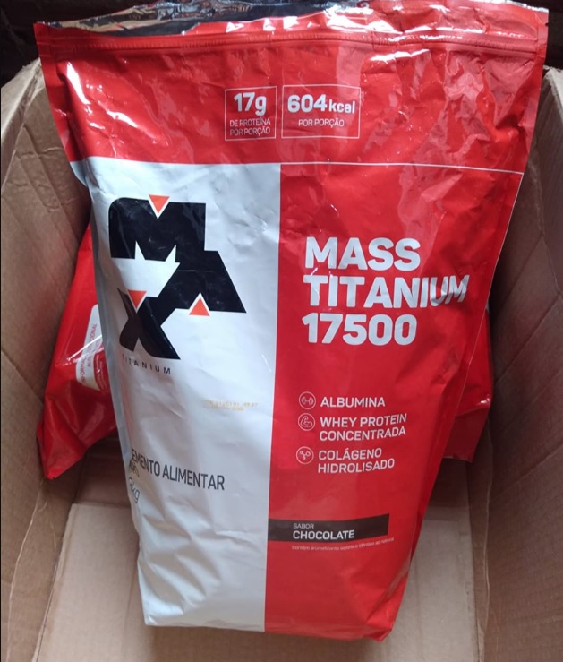 Mass Titanium 17500 (3 Kg), Max Titanium, Chocolate