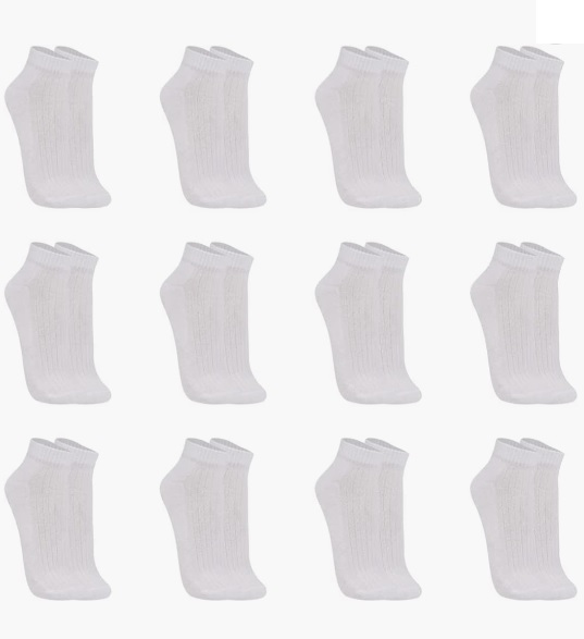 Meia esportiva Trifil 12 pares