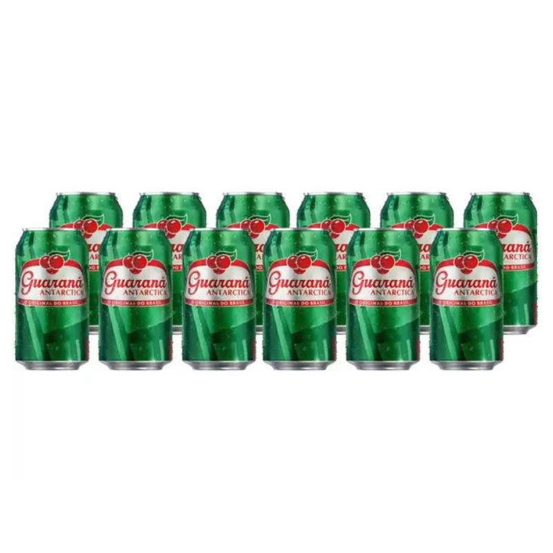 Refrigerante Lata Guaraná Antarctica – Original do Brasil 12 Unidades 350ml