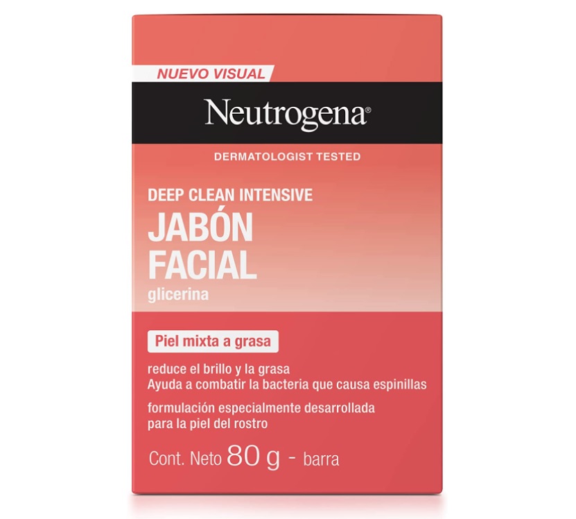 Sabonete Facial em Barra NEUTROGENA Deep Clean Intensive, 80g