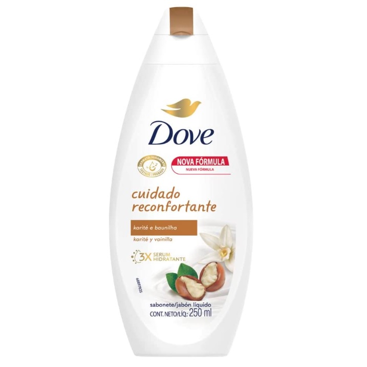 Sabonete Líquido Uso Diário 250Ml Karité Unit, Dove