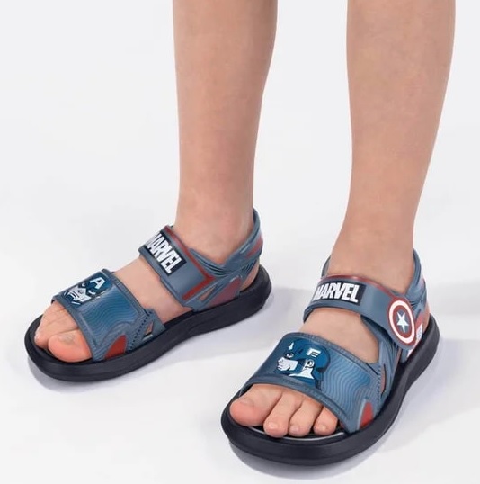 Sandália BRAVE SANDALIA INF, Marvel, meninos