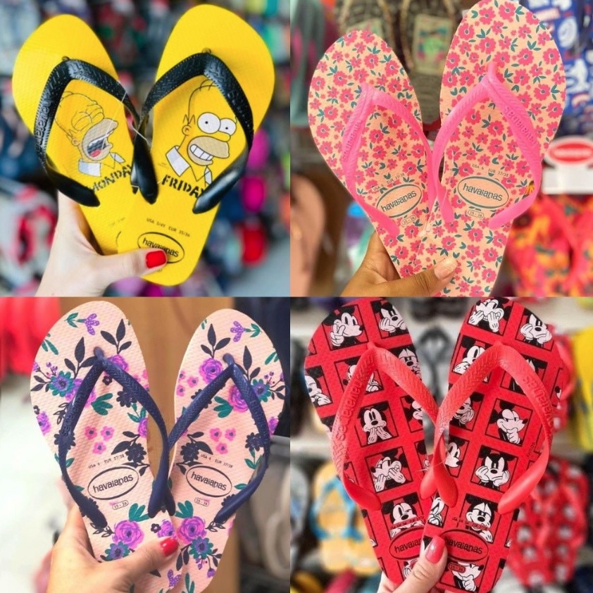 Seleção de Havaianas na Amazon