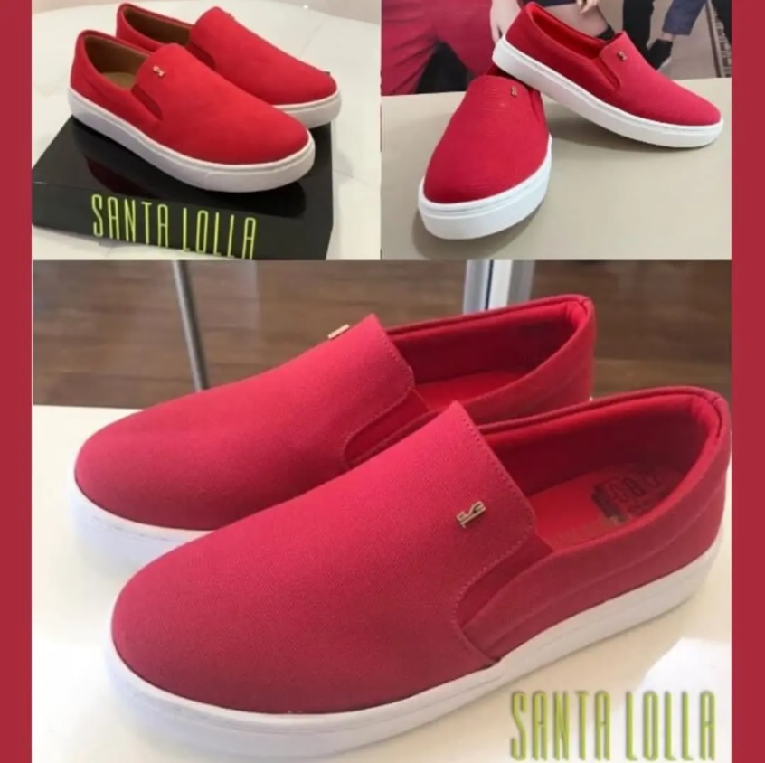 Slip On Santa Lolla Lona Feminino
