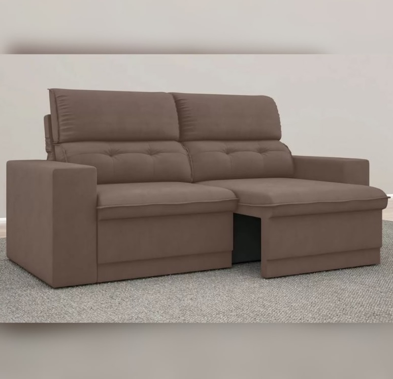 Sofá Retrátil Reclinável 3 Lugares Velosuede Opera – Next Sofás