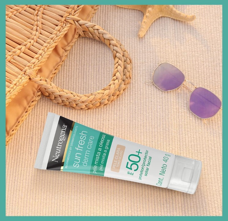 Sun Fresh Oily Skin Pele Morena Fps 70, Neutrogena
