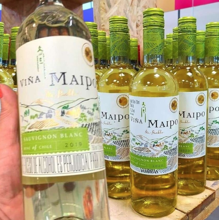 Vinho Chileno Maipo Mi Pueblo Sauvignon Blanc 750ml