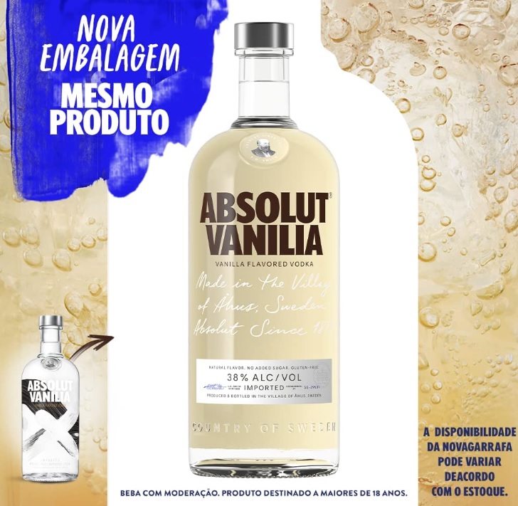 Vodka Absolut Vanilla 750 Ml