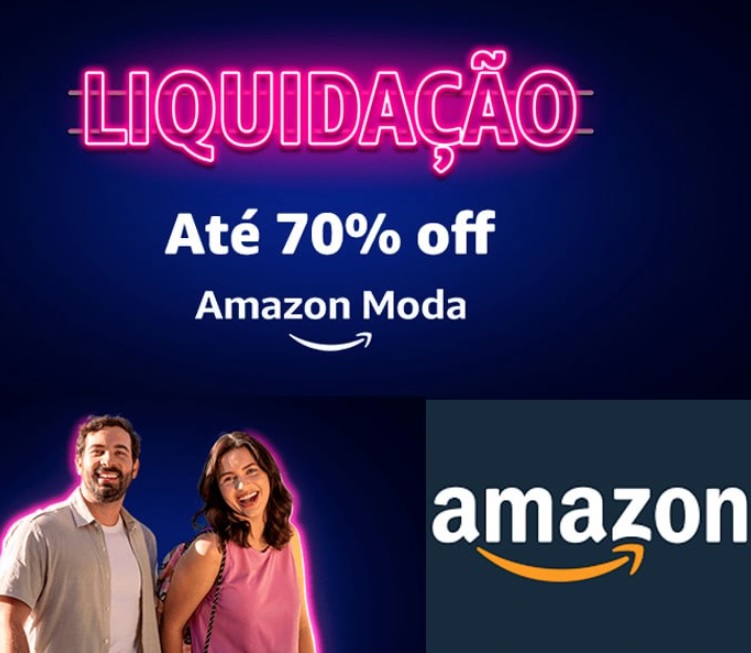 70% de desconto em moda para membros prime