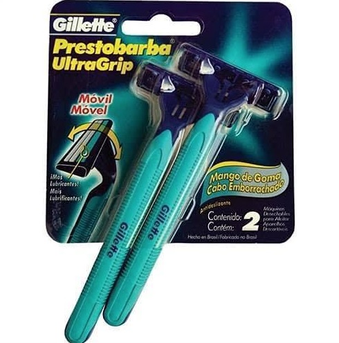 Apar Presto Ultra Grip Masc Mov (Vd), Gillette Prestobarba, Gillette