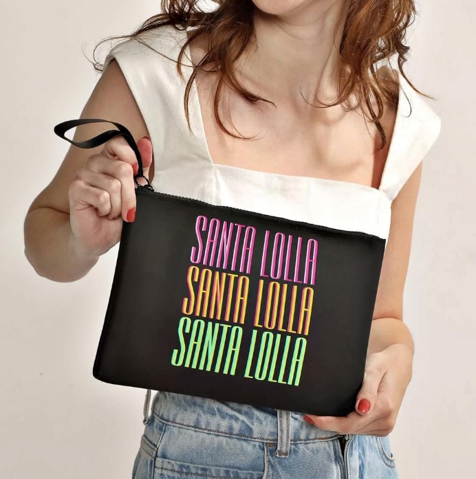 Bolsa Santa Lolla Clutch Estampada Feminina