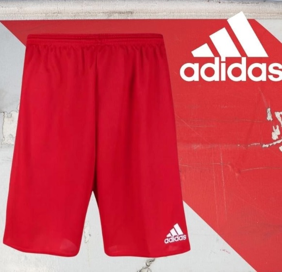 Calção Adidas Parma 16 Masculino – Vermelho+Branco