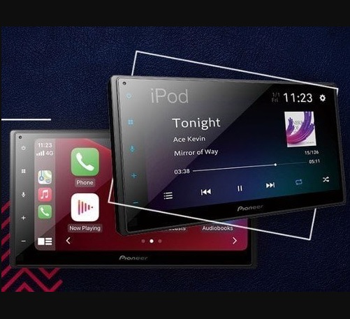 Central Multimídia Pioneer 2 DIN Bluetooth 6,8” – Touch USB Auxiliar DMH-A4480BT