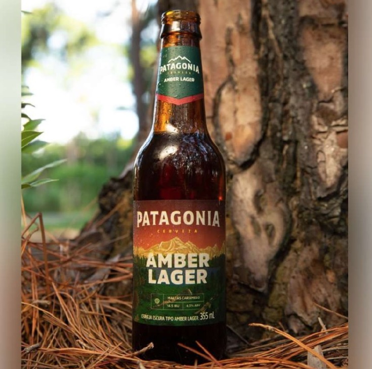 Cerveja Patagonia Amber Lager, 355ml, Long Neck