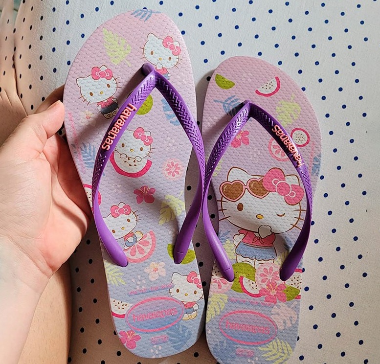 Chinelo Hello Kitty, Havaianas, Feminino