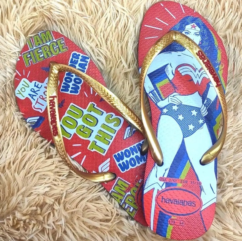 Chinelo Slim Heroinas, Havaianas, Meninas