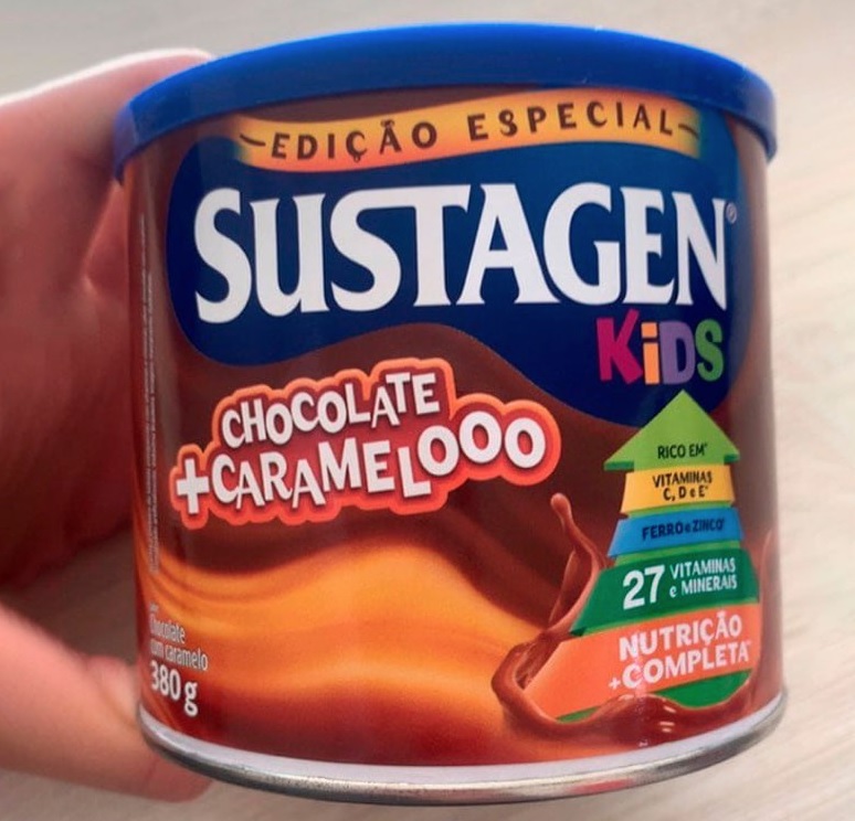Complemento Alimentar Sustagen Kids Sabor Chocolate Caramelo – Lata 380g