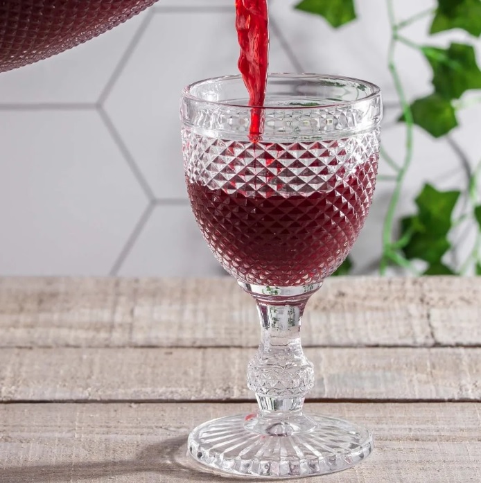 Conjunto de 6 Taças para Água de Vidro Sodo-Cálcico Rojemac Transparente