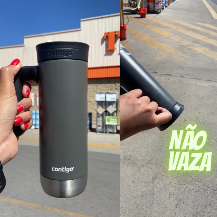 Contigo Snapseal Caneca de viagem isolada, 590 ml, saquê