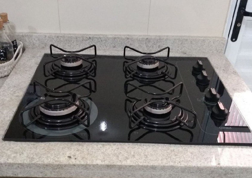 Cooktop Consul 4 Bocas com Grades Individuais Esmaltadas e Acendimento Automático Controle Fácil CD060AE Bivolt