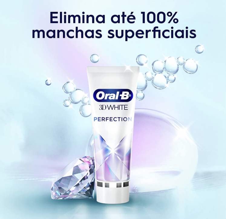 Creme Dental Clareador Oral-B 3D White Perfection 102g