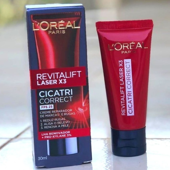Creme Facial Anti-idade L’Oréal Paris Revitalift Laser X3 Cicatri Correct FPS 25, 30ml