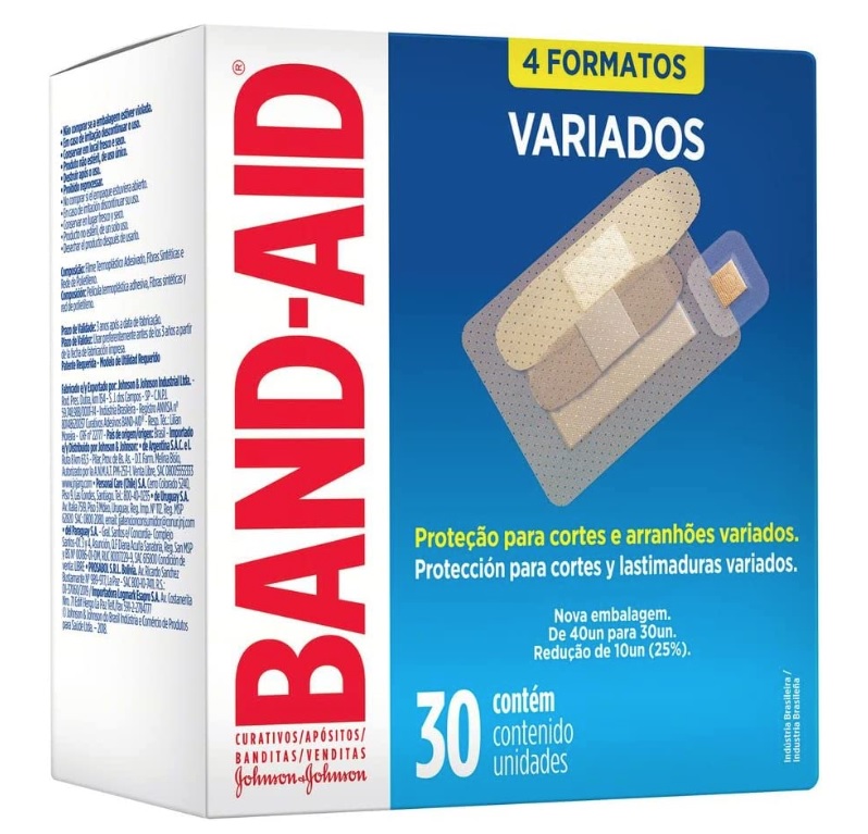 Curativos BAND AID Transparente 30 unidades