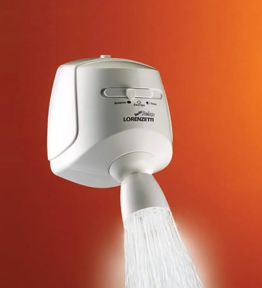 Ducha Relax 127V 5500W, Lorenzetti, 7540112, Branco, Pequeno