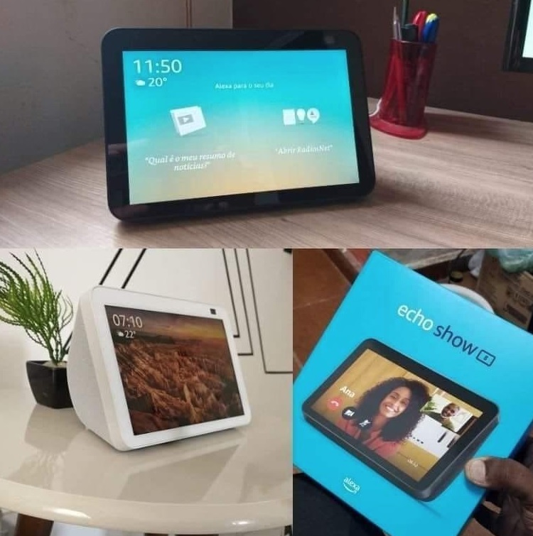 Echo Show 8 Amazon – 8 Hd Smart Display + Alexa
