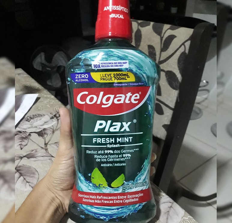 Enxaguante Bucal Colgate Plax Fresh Mint 1000Ml Promo Leve 1000Ml E Pague 700Ml