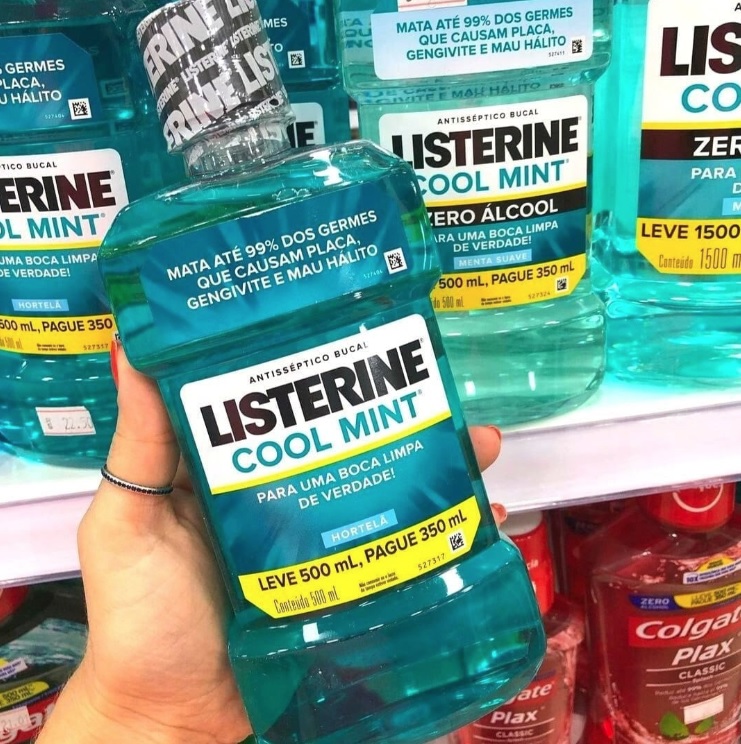 Listerine Cool Mint Enxaguante Bucal, 500ml